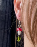 DAIIIBABYYY  -  Mystical Mushroom dangle Earrings Cute women  trending earrings fashion