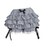 DAIIIBABYYY  - 2024 Summer New All-match Skirt for Women Fashion Sweet Gray Plaid Skirts Y2k Grunge High Waist Ruched Cake Faldas Mujer