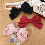 Daiiibabyyy Three-layer Bowknot Hairpin for Women Elegant French Temperament Bowknot Hair Clip Retro High-end Hair Accessories