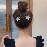 DAIIIBABYYY  - Children's Invisible Broken Hair Hairpin Adult Tiara Tools Curve Needle Bangs Fixed U Shape Insert Hair Styling Comb Accessories