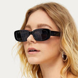 DAIIIBABYYY  -  New Fashion Summer Vintage Small Square Frame Sunglasses For Women Retro Punk Rectangle Sun Glasses Eyewear Shades