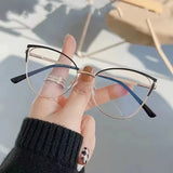 DAIIIBABYYY  -  New Brand Design Retro Lady Cat Eye Glasses Frame Fashion Anti Blue Light Eyeglasses Computer Goggles Women Reading Glasses Men