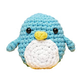 Daiiibabyyy Penguin Dinosaur Diy Animal Beginner Crochet Kit For Adults And Kids With Crochet Hook Accessories And Instructions