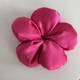 DAIIIBABYYY  -  Korean Exaggerated 3D Flower Hair Rings Sweet Sponge Oversize Large Satin Hair Scrunchies Hair Ropes Headbands Hair Accessories