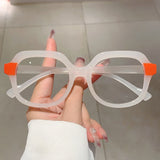 DAIIIBABYYY  - New Polygon Women Eyeglasses Frame 2024 Stylish Candy Color Computer Eyewear Trendy Brand Design Fashion Lady Spectacles