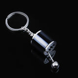 DAIIIBABYYY  -  Hot Sale Racing Steering Wheel Keychain Personality Modified Car Key Chain 6 Speed Gearbox Creative Model Metal Key Chain Gift