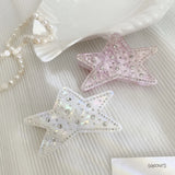 DAIIIBABYYY  -  Korean New Design 7cm Rhinestones Star Hair Clip Fashion Acetate Shark Clip Hair Accessories For Woman Girls