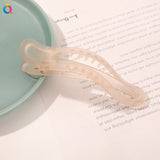 1PC Korean Solid Hair Claws Elegant Clear Acrylic Hair Clips Hairpins Barrette Headwear for Women Girls Hair Accessories Gifts daiiibabyyy