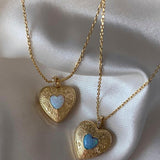 Lost Lady Stella Heart Locket Necklace Women's Alloy Jewellery Wholesale Direct Sales daiiibabyyy