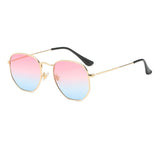 Daiiibabyyy 2023 Hexagon Sunglasses Women Brand Designer Sun Glasses Men Square Metal Frame Driving Fishing Glasses Goggle Zonnebril Mannen