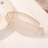 1PC Korean Solid Hair Claws Elegant Clear Acrylic Hair Clips Hairpins Barrette Headwear for Women Girls Hair Accessories Gifts daiiibabyyy