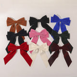 intage Black Big Large Velvet Bow Hair Clip For Women Hair Clips Velvet Hair Clips Bow Duckbill Clips Hair Accessories Ribbon daiiibabyyy