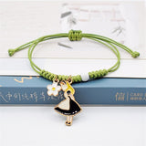 2021 New Cute Cartoon Little Girl Bracelet Accessories Jewelry Unisex Retractable Pendant Flower Pineapple Bracelet Gift Party daiiibabyyy