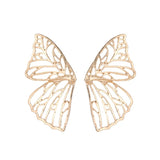 Hollow Big Butterfly Stud Earring for Women Angel Wing Pendant Earrings Statement Jewelry Christmas Gift New Korean Fashion daiiibabyyy