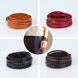 Bracelets for Women Men men vintage real leather jewelry Wrap pulseira masculina Bracelet menfeminina bracelets & bangles daiiibabyyy