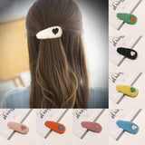 Barrette Women Plush Heart Hair BB Clip Hair Band Barrette Plush Clip 1 PC Fashion Accessories Hairpin Beauty Styling Tools daiiibabyyy