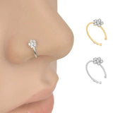 Single Earring Unique New Alloy Branch Tragus Piercing Earring For Women Non Piercing Clip Earring 2021 Also Can Be Nose Ring daiiibabyyy