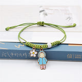 2021 New Cute Cartoon Little Girl Bracelet Accessories Jewelry Unisex Retractable Pendant Flower Pineapple Bracelet Gift Party daiiibabyyy