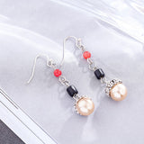 Trendy Beads Drop Earrings For Women Fashion Pendientes Earring for Women Modern Jewelry Girl's Gifts Jewellery Suspension 2021 daiiibabyyy