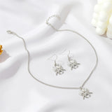 New Fashion Spider Halloween PendantsBat Vampire Chain Short Long Mens Womens Silver Color Necklace Earrings Set Jewelry Gift daiiibabyyy