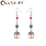 Trendy Beads Drop Earrings For Women Fashion Pendientes Earring for Women Modern Jewelry Girl's Gifts Jewellery Suspension 2021 daiiibabyyy