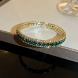 Daiiibabyyy Lots Bracelet For Women Lnlaid Colored Zircon Emerald Unisex  Luxury Jewelry Free Shipping New Users Bonus