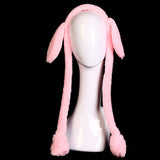 Daiiibabyyy Cute Girls Plush Long Rabbit Ear Hair Bands Headwear Headband Dress Accesorios Women Girl Cosplay Hair Accessories Headdress