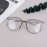 Daiiibabyyy 2024 Round Eyewear Transparent Computer Glasses Frame Women Men Anti Blue Light Blocking Glasses Optical Spectacle Eyeglass