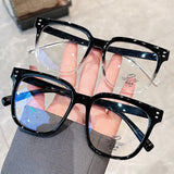 Daiiibabyyy 2024 Round Eyewear Transparent Computer Glasses Frame Women Men Anti Blue Light Blocking Glasses Optical Spectacle Eyeglass