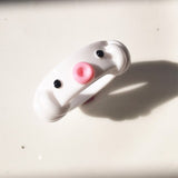 Daiiibabyyy Acrylic Frog Ring Resin Rings for Women Girls Cute Animal Aesthetic Jewelry Friendship Rings Greative Party Travel Gifts