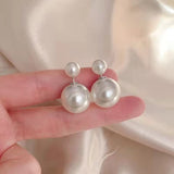 Daiiibabyyy New In Women Piercing Stud Earrings Imitation Pearls Push-back Trendy Classic Jewelry User Benefits Cheap Free Shipping