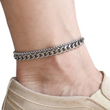 Stainless Steel Anklets For Women Beach Foot Jewelry Leg Chain Ankle Bracelets Men or Women Holiday Accessories 2019 New daiiibabyyy