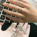 Korean Ring Sets Rings For Women Simple Pop Jewelry Gold Ring Fashion Rings  Women daiiibabyyy