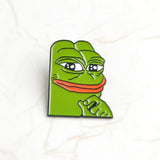 Cartoon Pepe the Frog Meme Enamel Pins Shooting Pyramid Thinking Drinking 11 Styles Animal Brooch Badge Jewelry Gift for Friends daiiibabyyy