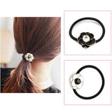 New Arrival Small fragrant Camellia Scrunch hair rope Korean fashion Woman headbands daiiibabyyy