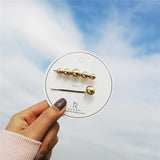 17KM 25 New Simulated-pearl Hair Clips 2019 For Women DIY Fashion Gold Shell Hairpins Set Female Hairwear Korea Jewelry Dropship daiiibabyyy