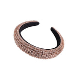 Colorful Crystal Hairbands Rhinestone Padded Headband Party Wedding Hair Hoop For Women Girls Hair Accessories Headpieces Gifts daiiibabyyy