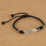 Simple Adjustable Handmade Leaf Anklets Woven Adjustable Rope Lucky Foot Bracelet For Women Men Jewelry daiiibabyyy