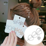 Glamour Fashion Hair Clip Hair Pins for Women Sweet Hairpin Jewelry Lady Pearl Barrette Stick Heart Headwear Kid Girls Children daiiibabyyy