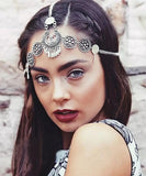 Gypsy Turkish Bohemian Head Chain Indian Hair Jewelry Tribal Forehead Dancing Wedding Hair Accesories Boho Headband Headpieces daiiibabyyy