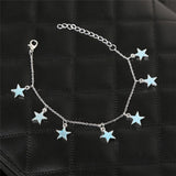 Fashion Fluorescent Bracelets & Bangles Pretty Heart Star Flower Shape Bracelets Glow In The Dark Luminous Bracelet For Women daiiibabyyy