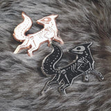 High Quality Fox Brooch Animal Alloy Brooch Clothers Hat Bag Jeans Badge Jewelry Accessories Metal Pins daiiibabyyy