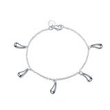 Charms beads Chain Beautiful bracelet silver color fashion for women Wedding nice bracelet jewelry JSHh236 daiiibabyyy