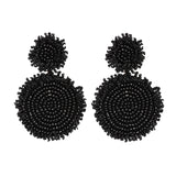 Exaggerated big statement tassel Earrings bohemia Earrings for Women Luxury Wedding Beads tassel Drop Dangle Earrings Gift daiiibabyyy