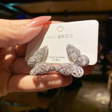 New Luxury Fashion Round Dangle Drop Korean Earrings For Women Big Butterfly  Gold Earring  for women  Jewelry daiiibabyyy