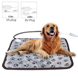 45cm*45cm Pet Waterproof Electric Heating Pad 3-mode Winter Dog Bed Heater Cat Warm Blanket EU/US Plug daiiibabyyy