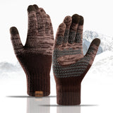 Women's Men Knitted Winter Gloves Cashmere Knitted Women Autumn Winter Warm Thick Gloves Touch Screen Skiing Gloves daiiibabyyy