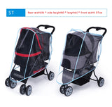 Outdoor Pet Cart Dog Cat Carrier Stroller Cover Puppy Dog Stroller Rain Cover Cart Rain Cover for All Kinds of Cat and Dog Carts daiiibabyyy