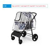 Outdoor Pet Cart Dog Cat Carrier Stroller Cover Puppy Dog Stroller Rain Cover Cart Rain Cover for All Kinds of Cat and Dog Carts daiiibabyyy