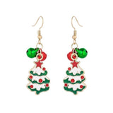 New Christmas Earrings Crystal Snowman Jewelry Christmas Tree Stud Earring For Women Creative Party Accessories Girl Gifts daiiibabyyy